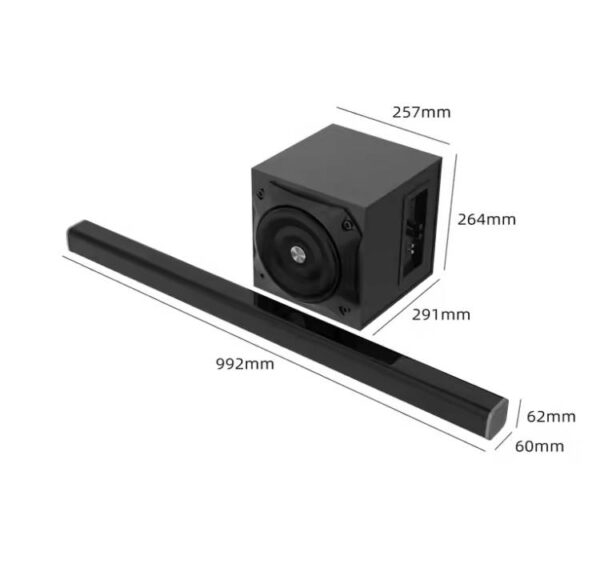Hi-Fi Sound Blaster 80W Hi-Fi with BT AUX USB FM TV Support