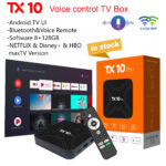TX10 Pro Android 13 TV Box 4K |8+128GB| Dual-Band WiFi BT 5.0