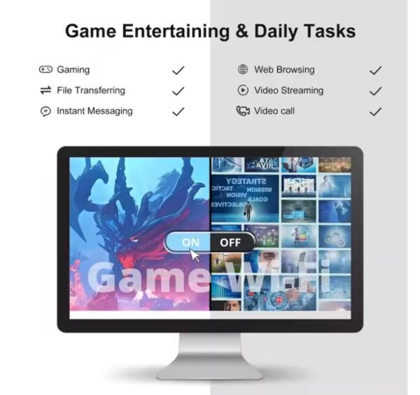 WiFi 6 Gaming Router Dual Band 3000Mbps Support 4G/5G SIM card - Image 4