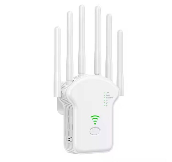 WiFi Signal Booster Dual Band 1200Mbps Range Extender 6 Antennas - Image 3