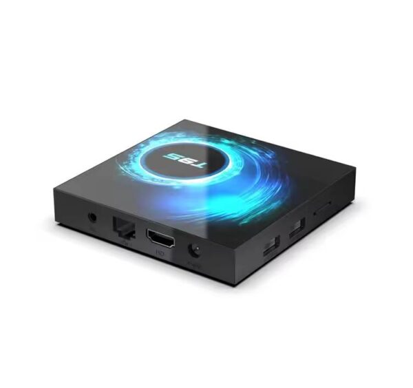 Android TV Box H616 Mini Plus Max with sleek design and ports