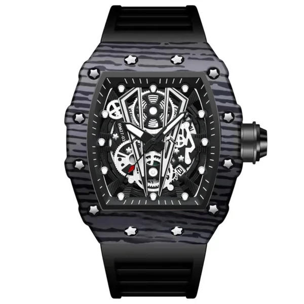 Curved Mirror Sports Wristwatch Domineering Barrel Men Watch - Image 8