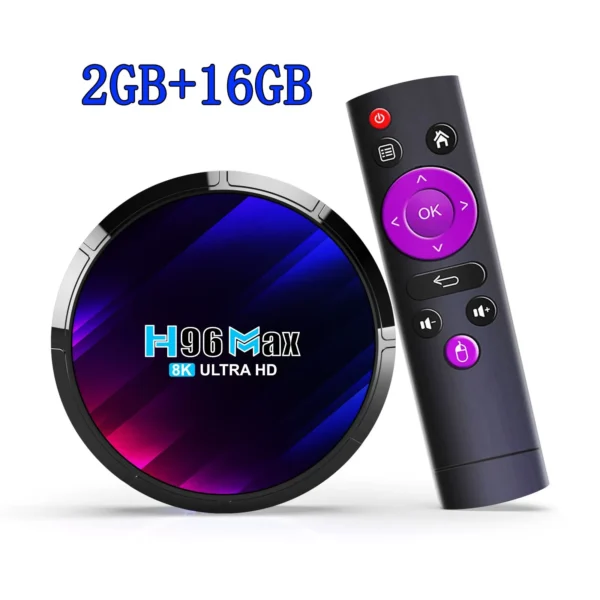 Android TV Box H96MAX RK3528 Android Box Support 2.4G/5.8G WiFi6 BT5.0 4K Video Set Top TV Box Decode And Play 8K 24Fps - Image 12