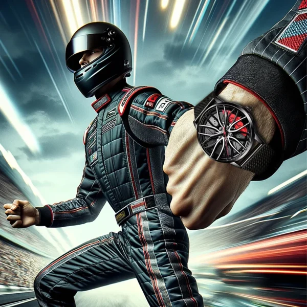 New Men's Fashion Watch, Leisure Sports Wheels, Versatile Quartz Watch - Image 5