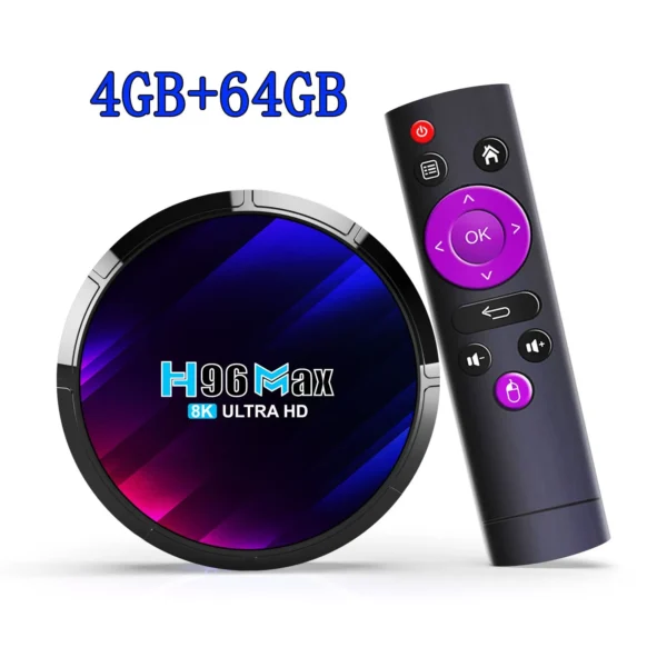 Android TV Box H96MAX RK3528 Android Box Support 2.4G/5.8G WiFi6 BT5.0 4K Video Set Top TV Box Decode And Play 8K 24Fps - Image 10