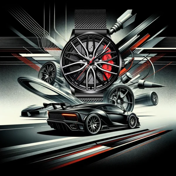 New Men's Fashion Watch, Leisure Sports Wheels, Versatile Quartz Watch - Image 3