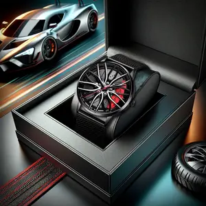 New Men's Fashion Watch, Leisure Sports Wheels, Versatile Quartz Watch