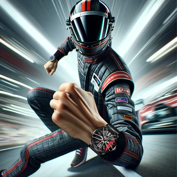 New Men's Fashion Watch, Leisure Sports Wheels, Versatile Quartz Watch - Image 4