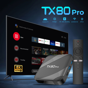 TX80 PRO Android Box with 16GB RAM, Allwinner H313 processor, 4K resolution, dual 2.4G/5G WiFi, and Bluetooth 5.0 for fast streaming, enhanced performance, and seamless connectivity."